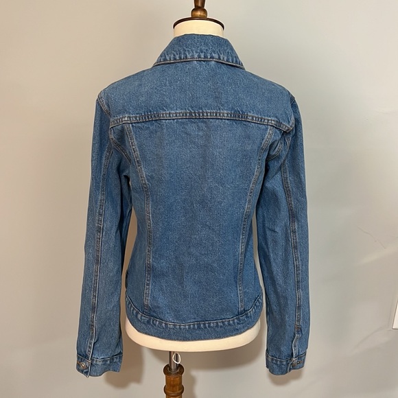 Hudson Los Angeles women’s denim trucker jacket sz S/M - Picture 5 of 12